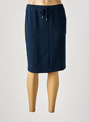 Jupe mi-longue taille normale bleu GARCIA femme