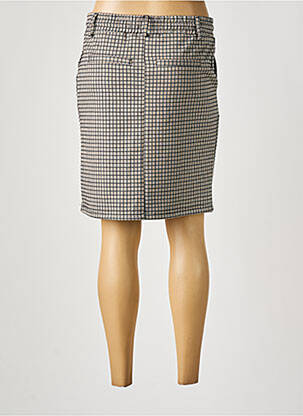 Jupe mi-longue stretch beige BROADWAY femme