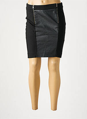 Jupe mi-longue stretch noir MEXX femme