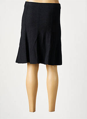 Jupe mi-longue stretch noir STREET ONE femme