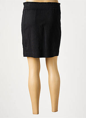 Jupe mi-longue stretch noir STREET ONE femme
