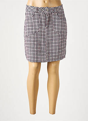Jupe mi-longue doublure textile rose STREET ONE femme