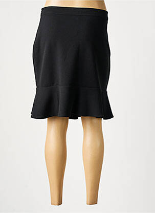 Jupe mi-longue stretch noir AKELA KEY femme