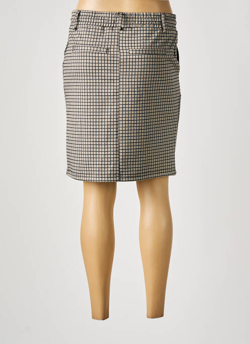 Jupe mi-longue beige BROADWAY pour femme