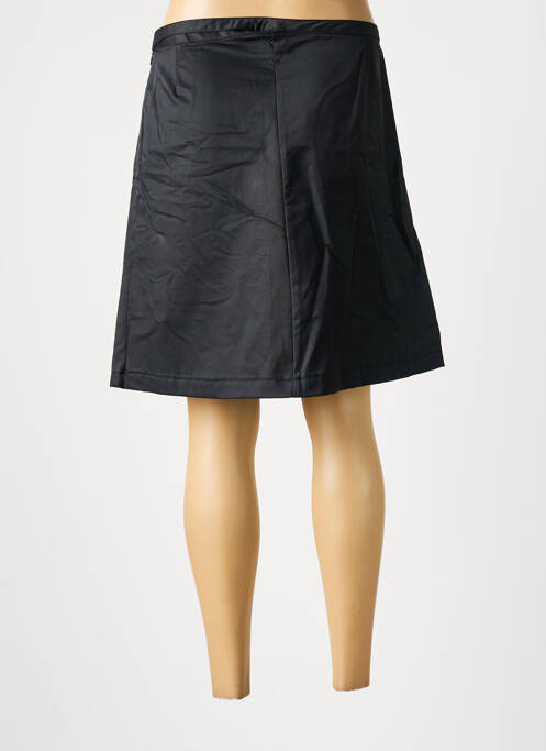 Jupe mi-longue noir DUNP pour femme