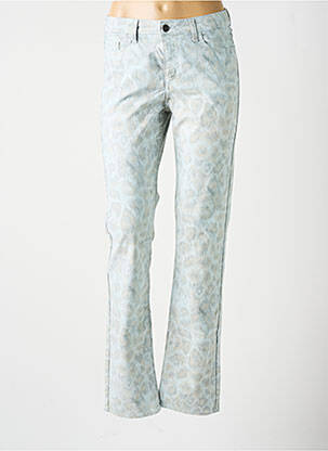 Pantalon slim tissage popeline taille normale gris KANOPE femme