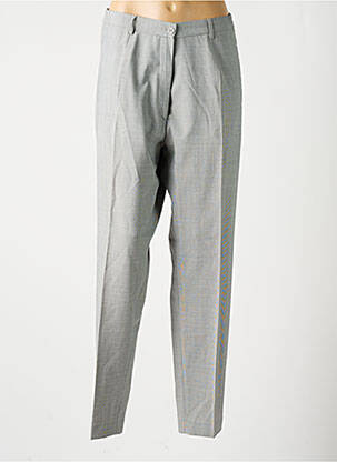 Pantalon droit taille haute taille haute gris IMMAC femme
