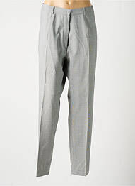 Pantalon droit taille haute taille haute gris IMMAC femme
