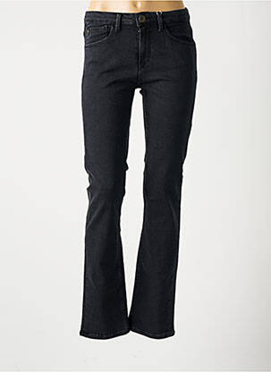 Jeans coupe slim stretch taille haute noir GARCIA femme