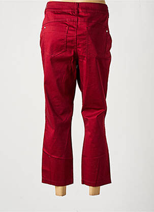 Pantalon 7/8 stretch taille normale rouge STREET ONE femme