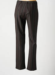 Pantalon droit marron LEWINGER pour femme seconde vue