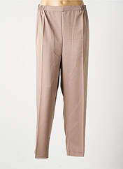 Pantalon droit marron MEGAN PARIS pour femme seconde vue