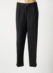 Pantalon droit noir MEGAN PARIS pour femme seconde vue