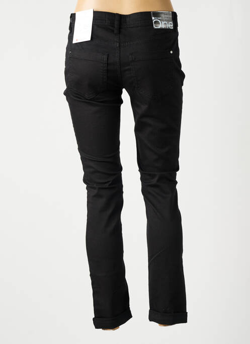 Jeans coupe slim noir STREET ONE pour femme