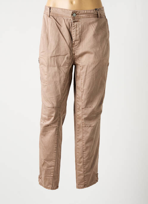 Pantalon chino marron BROADWAY pour femme