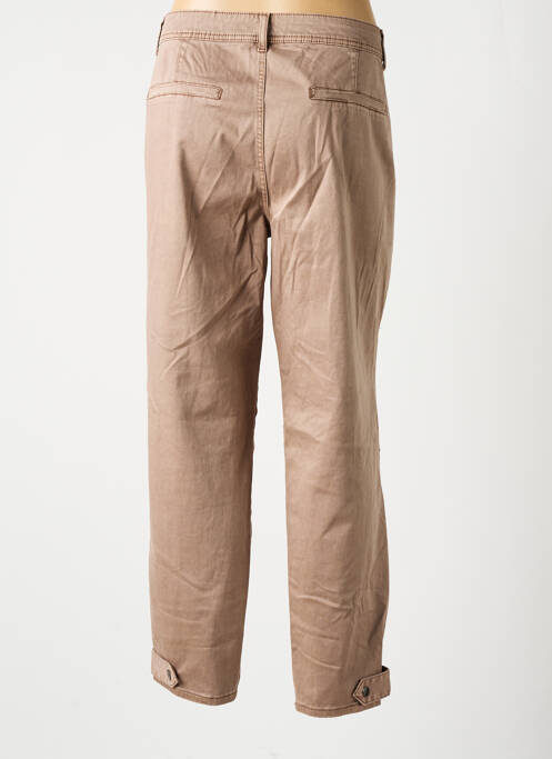 Pantalon chino marron BROADWAY pour femme