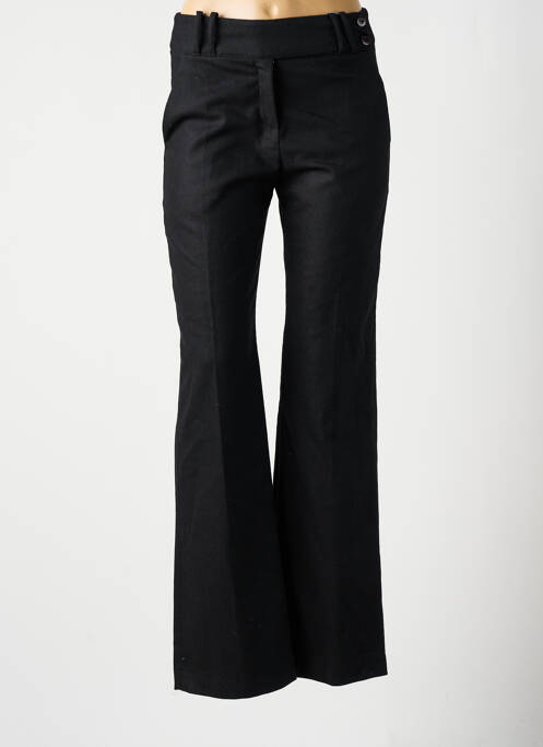 Pantalon flare noir FLEUR DE SEL pour femme