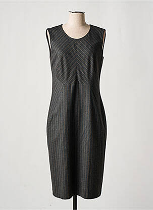 Robe mi-longue sans manche sans manche gris OLSEN femme