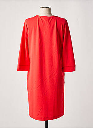 Robe mi-longue manches 3/4 manches 3/4 rouge GARCIA femme