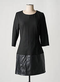 Robe courte manches 3/4 manches 3/4 noir MEXX femme