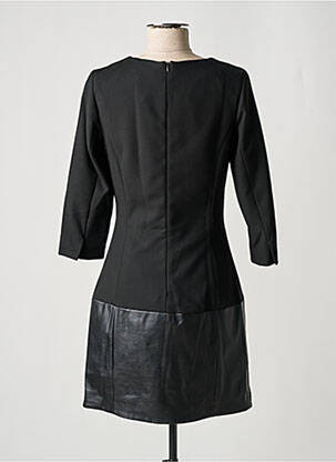 Robe courte manches 3/4 manches 3/4 noir MEXX femme