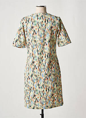 Robe courte manches courtes manches courtes vert GARCIA femme