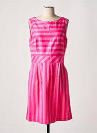 Robe mi-longue sans manche sans manche rose STREET ONE femme