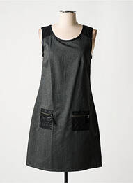 Robe courte sans manche sans manche gris STREET ONE femme