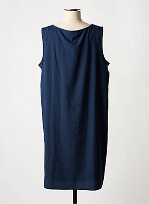 Robe mi-longue coupe fluide sans manche bleu STREET ONE femme