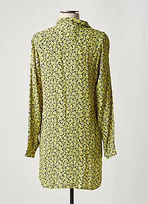 Tunique manches longues tissage crêpe jaune GARCIA femme
