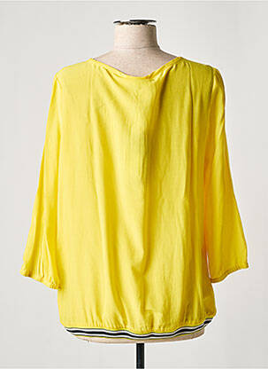 Blouse col rond manches 3/4 jaune STREET ONE femme