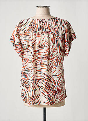 Chemisier manches courtes manches courtes marron GARCIA femme