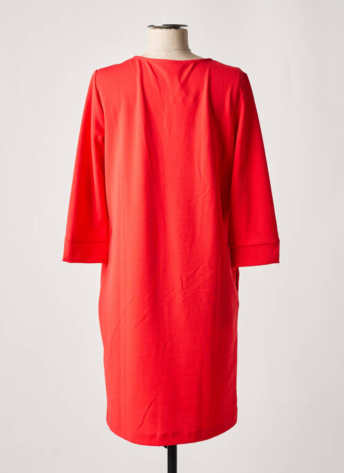 Robe mi-longue manches 3/4 manches 3/4 rouge GARCIA femme