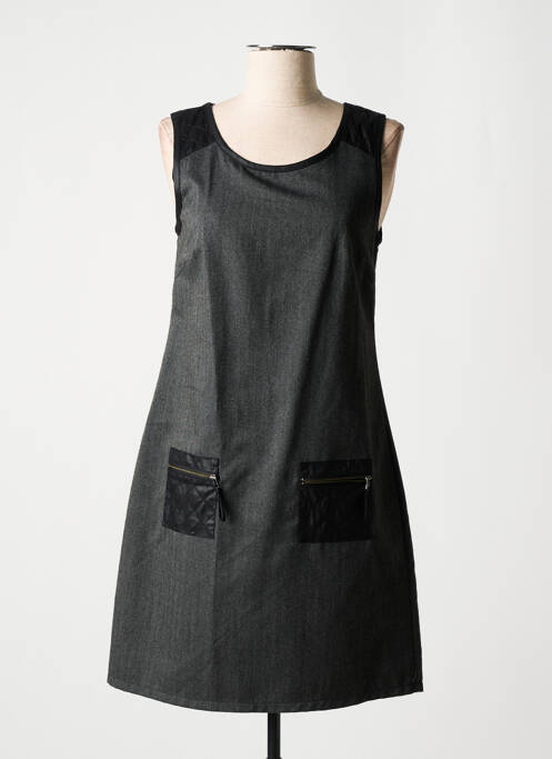 Robe courte gris STREET ONE pour femme