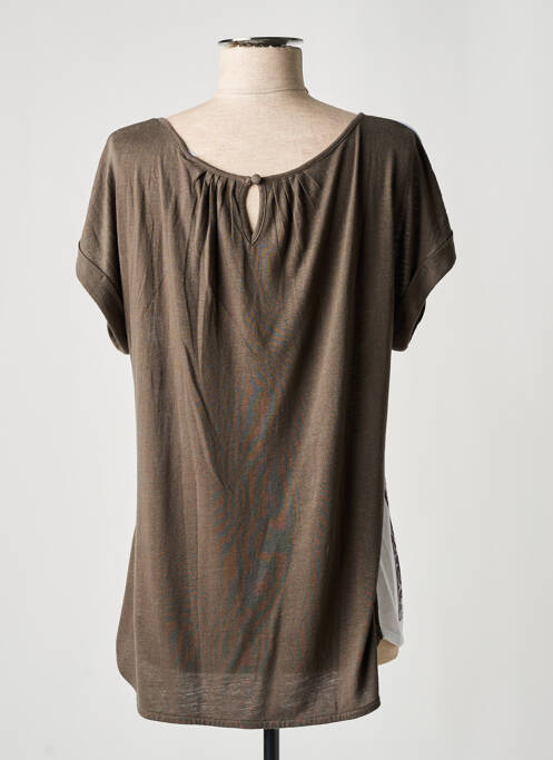 T-shirt marron OLSEN pour femme