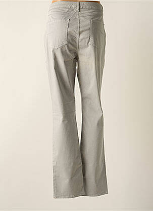 Pantalon slim tissage popeline taille normale gris KANOPE femme