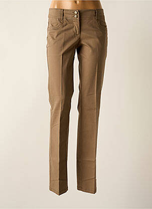 Pantalon slim taille basse taille basse marron STREET ONE femme