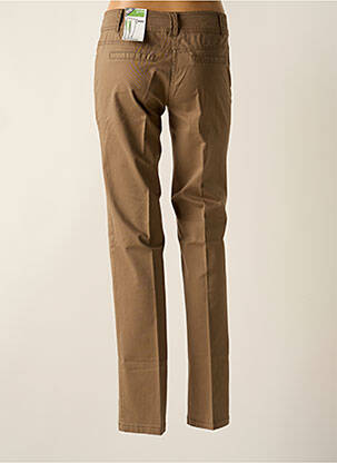 Pantalon slim taille basse taille basse marron STREET ONE femme