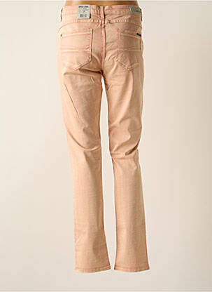 Pantalon slim taille basse taille basse rose GARCIA femme