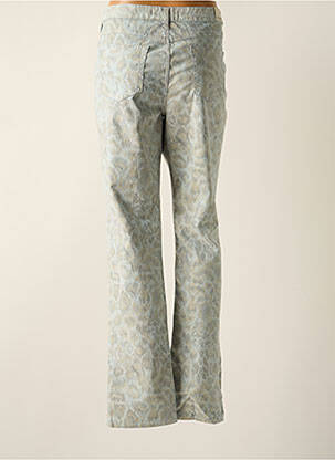 Pantalon slim tissage popeline taille normale bleu KANOPE femme