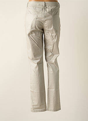 Pantalon slim tissage enduit taille normale gris AKELA KEY femme