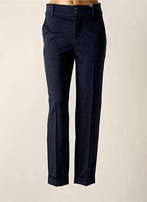 Pantalon slim stretch taille haute bleu STREET ONE femme