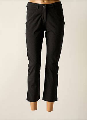 Pantalon 7/8 taille à pinces taille normale gris JOST femme