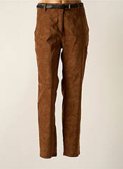 Pantalon chino marron BROADWAY pour femme seconde vue