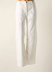 Pantalon droit blanc KANOPE pour femme seconde vue