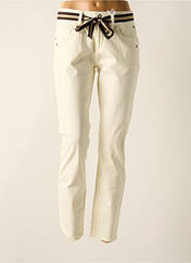 Pantalon slim beige BROADWAY pour femme seconde vue