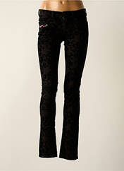 Pantalon slim noir DESIGUAL pour femme seconde vue