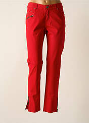 Pantalon slim rouge DDP pour femme seconde vue