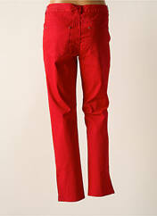 Pantalon slim rouge DDP pour femme seconde vue