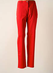 Pantalon slim rouge PAZ TORRAS pour femme seconde vue